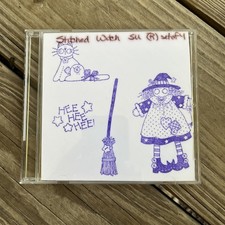 Stitched Witch Set of 4 Stampin' Up Rubber Stamps