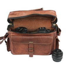 Vintage Shoulder Satchel Camera Bag for DSLR, Canon, Nikon