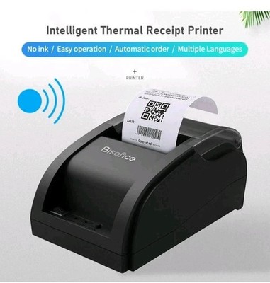 Bisofice Desktop 58mm Thermo Bondrucker WLAN Barcode Drucker USB+BT B1
