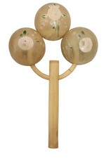 Antique/Vintage Celluloid 3 Ball Rattle Toy Made In Japan Collectible READ 