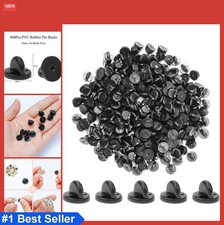 400 PVC Rubber Pin Backs Butterfly Clutch Pins Backing Keepers Replacement for