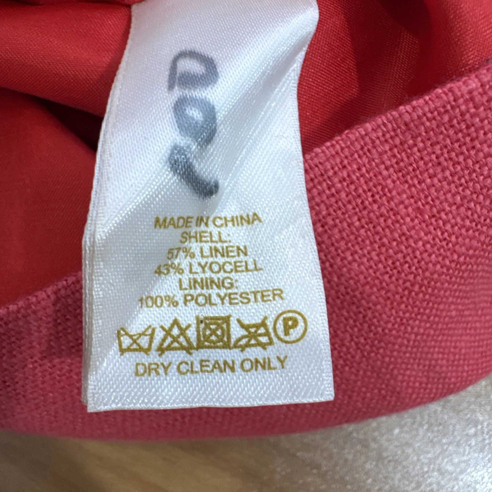 Abito Kate Spade Edith rosa impreziosito misto lino taglia 4