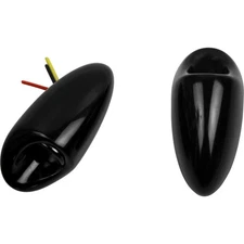Kodlin USA 3-in-1 Mini Fender Strut Turn Signals - Black K68489