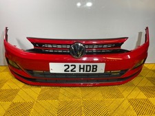 VOLKSWAGEN POLO MK6 AW FRONT BUMPER 2017-2021 PAINT CODE D8P3G