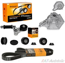 CONTI 6PK2490K1 Keilrippenriemensatz+WAPU WPS302 für Audi A4 A6 A8 Q7 2.7 3.0TDI