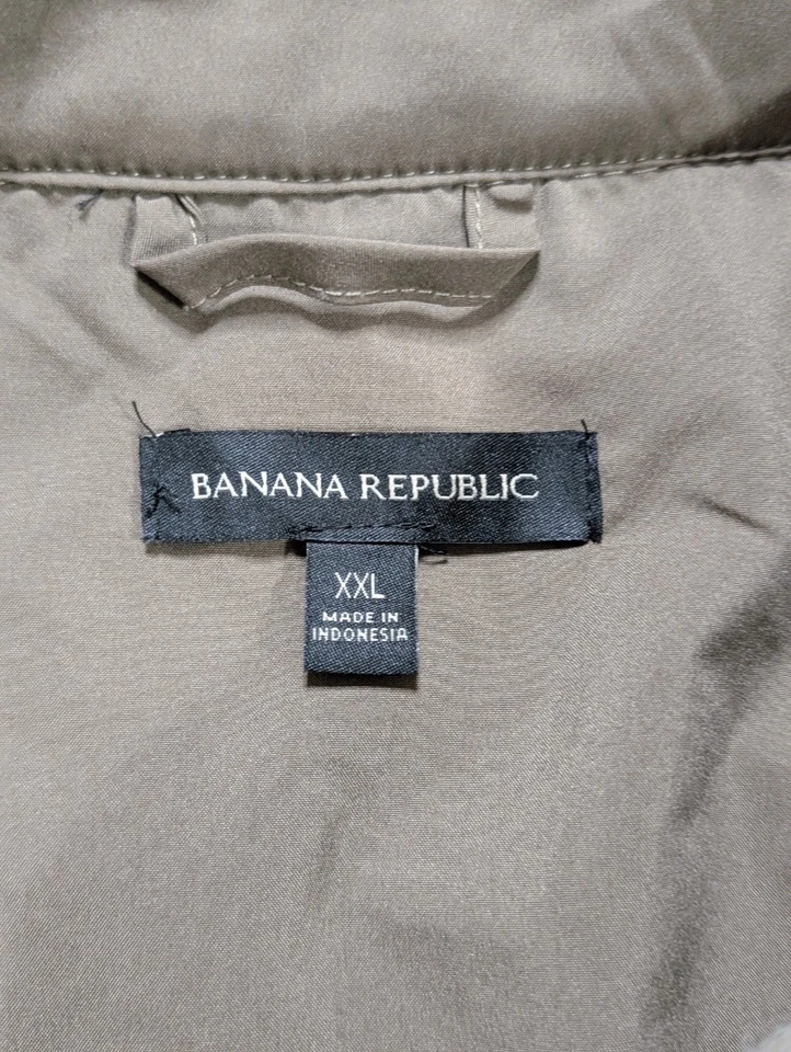 Banana Republic Men's Heritage Shirt Jacket, Tan, XXL Warm Thick Material - Image 3 of 4