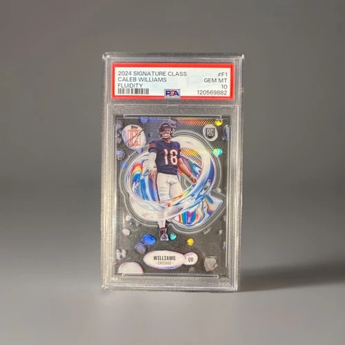 Topps Signature Class Fluidity Caleb Williams F-1 Rookie Chicago Bears PSA 10 🔥