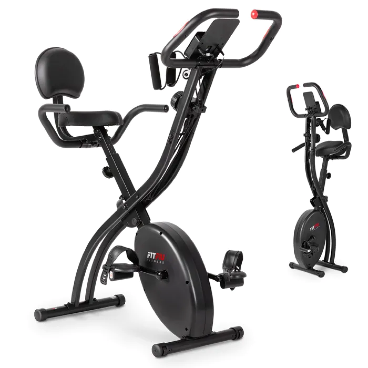 Bicicletta Appartamento FITFIU BEST-320 Pieghevole - Disco 8kg - 8 Livelli di...