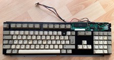 Mitsumi Keyboard For AMIGA 500/A500 GREEN/YELLOW, Works, Missing 1 Key