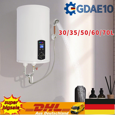 30/35/50/60/70 Liter 2000W Elektrospeicher Warmwasserspeicher Boiler Küche Bad