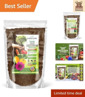 Organic Molasses 1/2 Quart - Nurturing Soil Microorganisms for Thriving Gardens