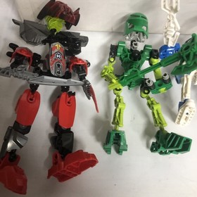 LEGO Bionicle Lot of 5 Near Complete figures For parts Or Complete