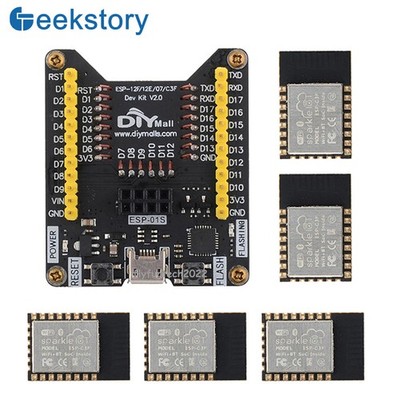 ESP32-C3F WiFi&BT Module with 4MB + ESP8266 Burning Fixture Development Board