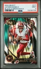 🔥 2024 SELECT JAYDEN DANIELS #217 BLACK & GREEN SHOCK PRIZM ROOKIE MINT PSA 9