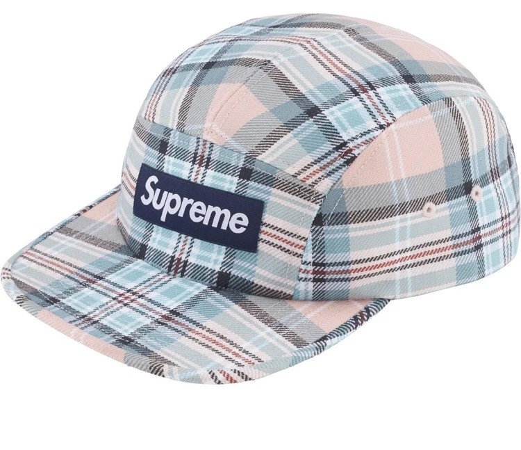 Supreme Plaid Camp Cap for sale | eBay