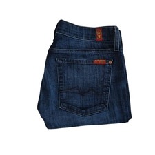7 For All Mankind Jeans Womens 31 Dark Washed Bootcut