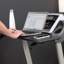 Universal Wooden Laptop Treadmill Desk, Adjustable Ergonomic Notebook Mount S...