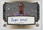 2004 SP Game Used Edition Rookie Exclusive Signatures /100 Pape Sow Auto RC 1rv7