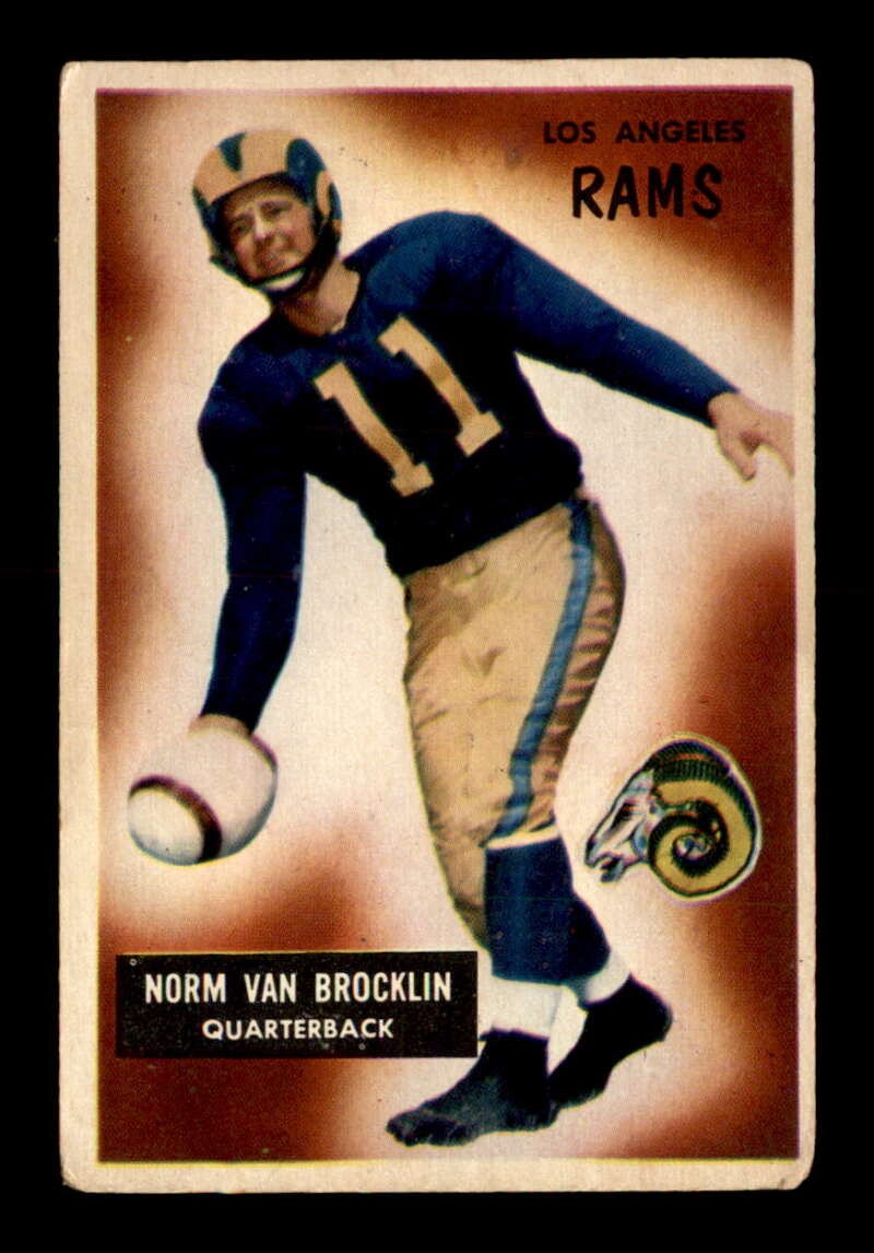 1955 Bowman #32 Norm Van Brocklin   GOOD X3699299
