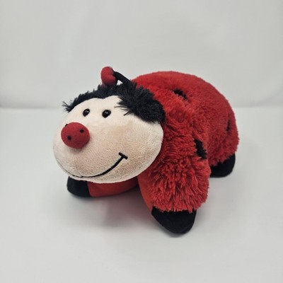 Retired Pillow Pets Pee Wee Ms Ladybug 11  Red Soft Stuffed Plush Nostalgic
