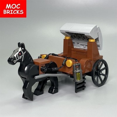 MOC Princess Medieval Castle Palace Royal Carriage Horse For Lego Choose Color