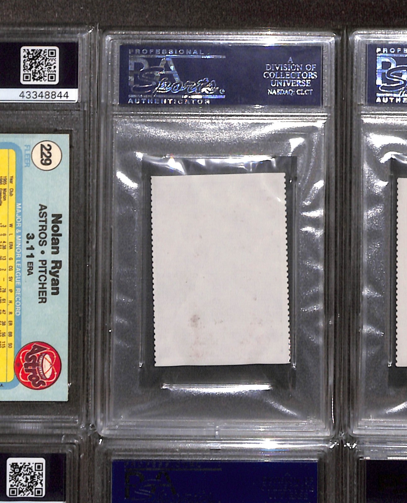 1982 FLEER STAMPS #42 NOLAN RYAN PSA 8 NM-MT 24098020  view 2