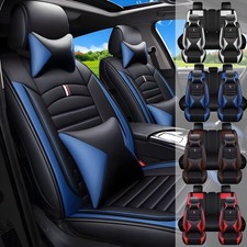 Luxury Leather Seat Covers Front Rear Pad For Honda Accord Civic Crv Hrv Insight