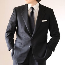 Brioni TRIANO Super 150  s Formal Black Suit Size 50