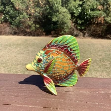 Jay Strongwater Swarowski Jeweled Tang Tropical Fish Collection Figurine RARE