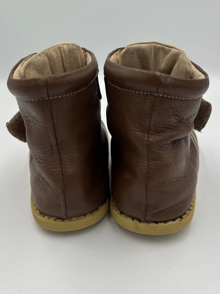 NIB LIVIE & LUCA Shoes Boots Gaffer Brown Toddler 5 6 - Image 3 of 4