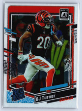 2023 Panini Donruss Optic  DJ Turner Rated Rookie Card #220