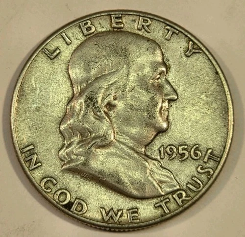 1956 50C Franklin Half Dollar