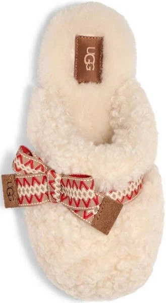 Zapatilla UGG Mujer Maxi Rizada Genuina Piel de Oveja - Natural - Talla 10 Foto 2 de 4