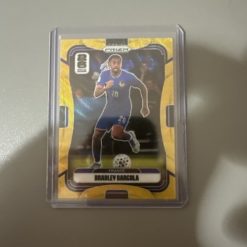 2026 Prizm FIFA World Cup Bradley Barcola #28 Gold Preferred /10