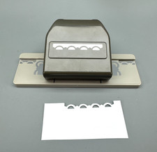 Stampin Up Scallop Edge Trim Border Paper Craft Punch Flat Locking