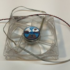 Antec 120mm Clear 3-Speed Computer Case Fan 5x5x1 with DC Barrel Jack