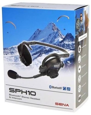 Sena SPH10 Bluetooth Stereo Headset Intercom 4-Way 900 m Range. Open Box