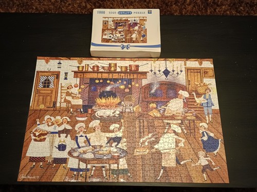 Puzzle 1000 Pièces Hasbro Charles Wysocki "Singing Piemakers" - Complet, Occasion