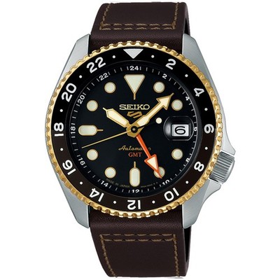 Seiko 5 Sports SBSC020 schwarz SKX Sports Style GMT Herrenuhr