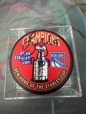 Alexei Kovalev Autographed New York Rangers 1994 Stanley Cup Puck w/inscription