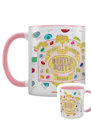 Harry Potter Bertie's Botts Bohnen rosa innen 2-farbig Tasse