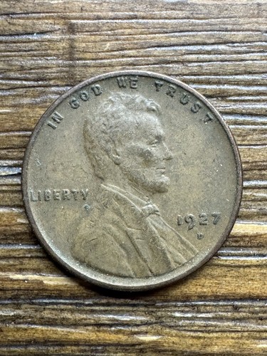 1927-D Lincoln Cent 1C Penny XF Please Review Photos For Condition!! - Picture 1 of 4