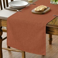 TischläUfer Rostorange Herbst 40X240 Cm Deko FüR Esstisch Wohnzimmer