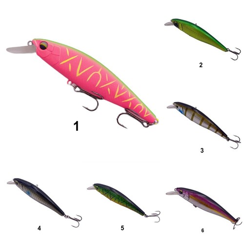 Lot de 10 leurres de pêche durs pour méné - Appâts réalistes