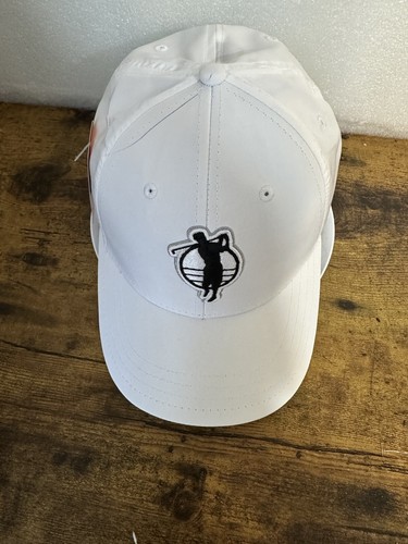 Golf Pukka Robert Trent Jones Gold Trail Cap White NEW w/TAG