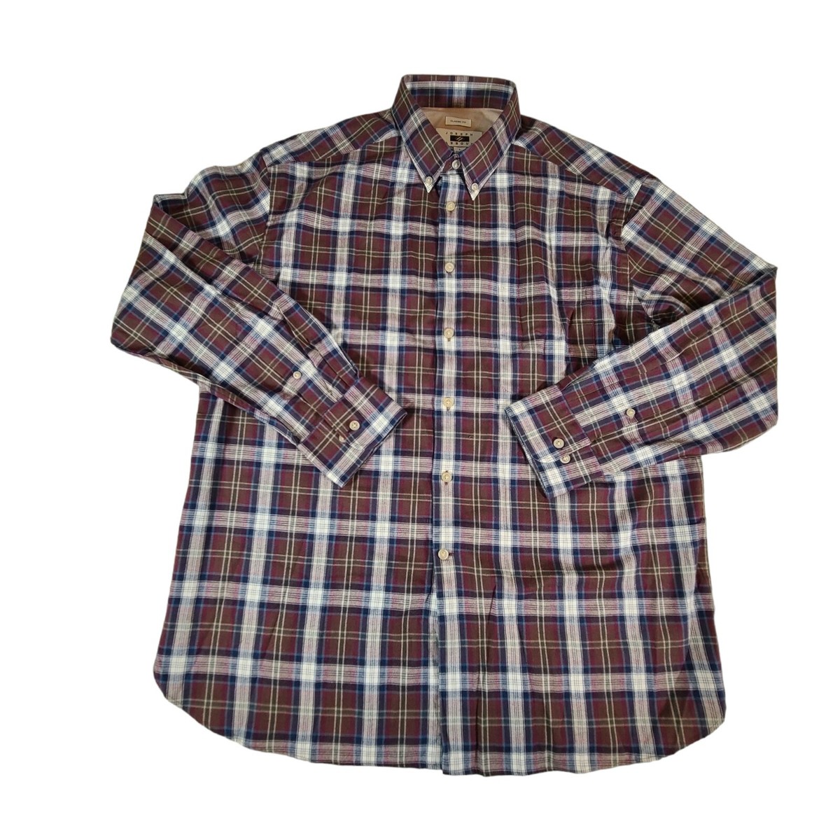 joseph abboud classic fit dress shirts Joseph Abboud NWT Blue Regular Fit Non-Iron Dress Shirt