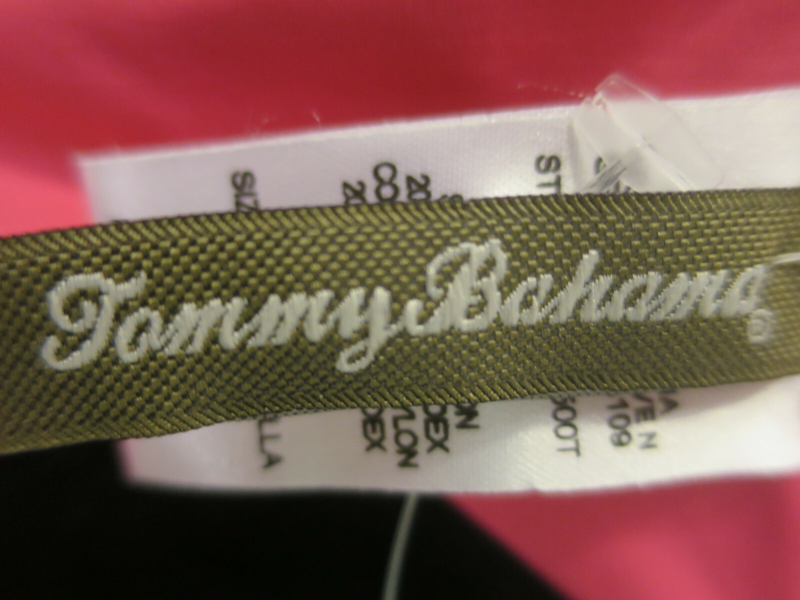 NEW Tommy Bahama Pink Halter Swim Top Only Swimsuit Womens 34B