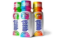 BANG | QUASH - Life Lift & Immune Support, 3oz Shot | Rainbow Unicorn (12 Pack)