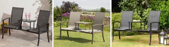 Garden Furniture Outdoor Suntime Duo Seat- Colours! UK