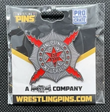 CM Punk - In Punk We Trust - Pro Wrestling Crate Lapel Pin. NEW. PWT.